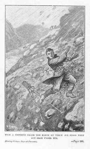 With a Grinding Crash the Earth on Which Joe Stood Went out from Under Him.