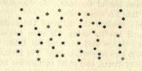 Diagram of constellation of stars.