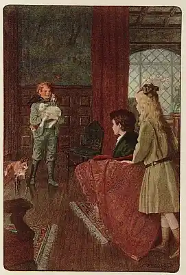 "DICKON CAME IN SMILING HIS NICEST WIDE SMILE."