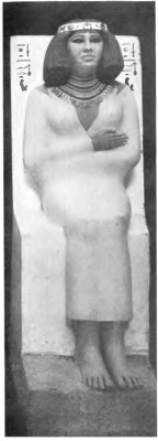 Fig. 4.—Portrait Statue of an Egyptian Lady of the Pyramid Age
