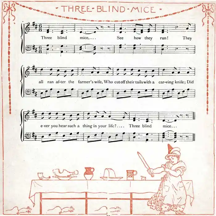 Three Blind Mice music