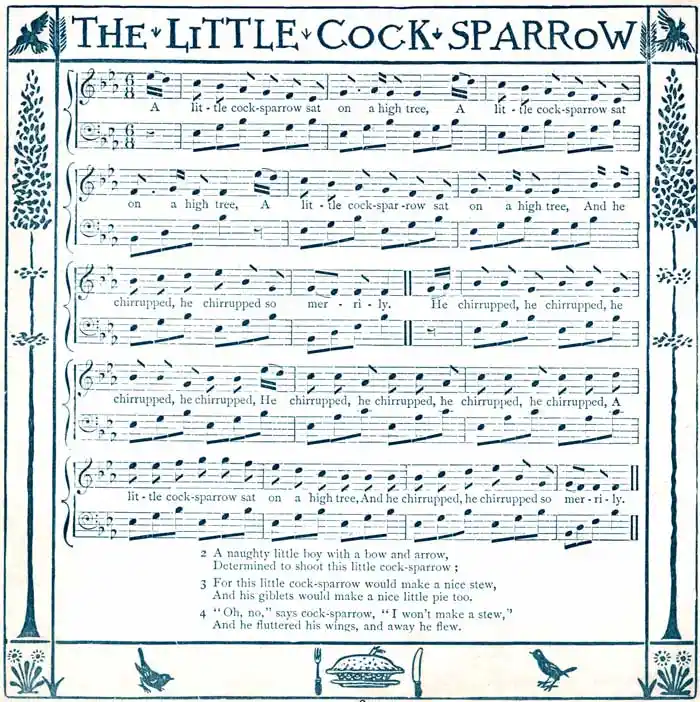 The Little Cock-Sparrow music
