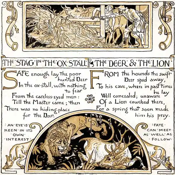 The Stag in the Ox Stall