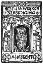 Tekst: Hebt·in·werken bevrediging H·J·W·Becht