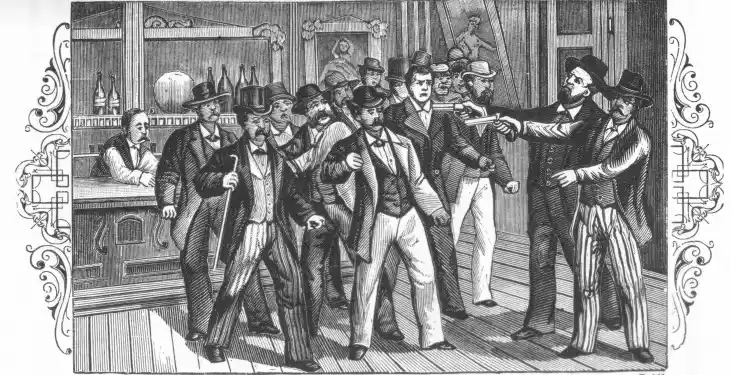 "Stop, Gentlemen, where you are." P. 146.