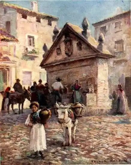 RONDA—AT THE FOUNTAIN