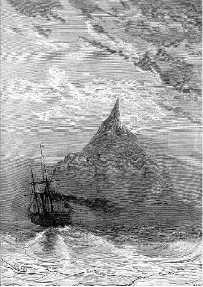 "Dat is Tristan d'Acunha," hernam John Mangles.