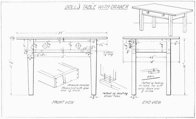 Doll's Table