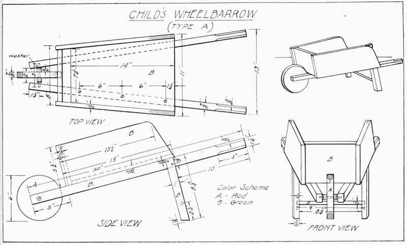 Child's Wheelbarrow A