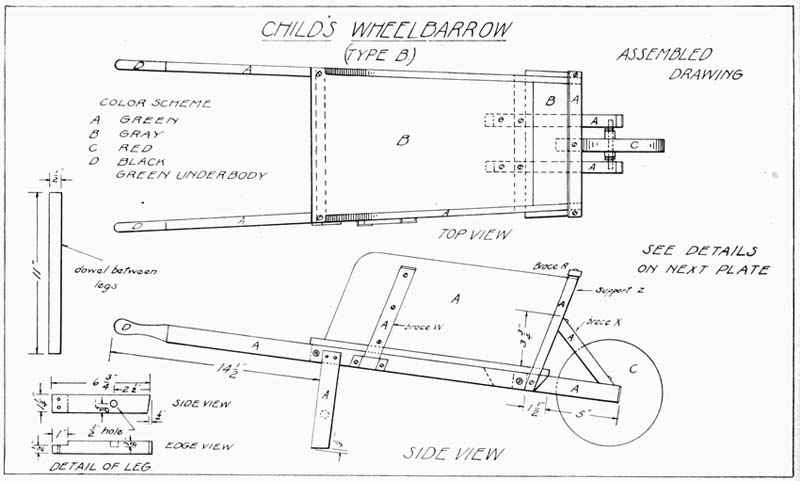 Child's Wheelbarrow B