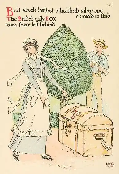 maid finding the left behind chest