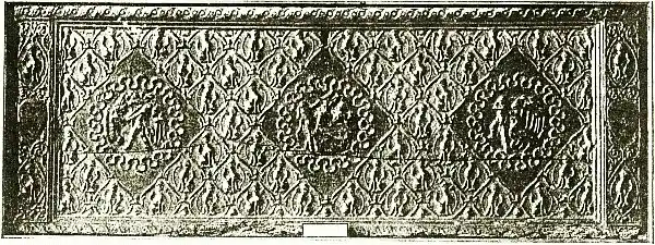 FRONT OF CASSONE IN GILDED GESSO, NO. 727--1884