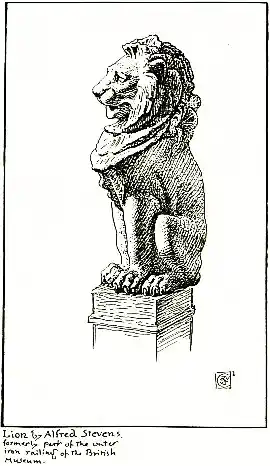 Lion by Alfred Stevens,