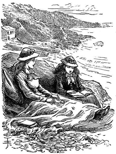 Girls at the seashore