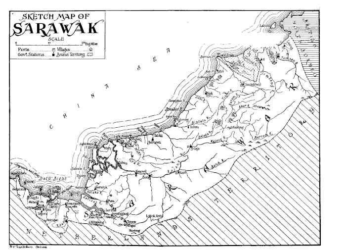 Map of Sarawak