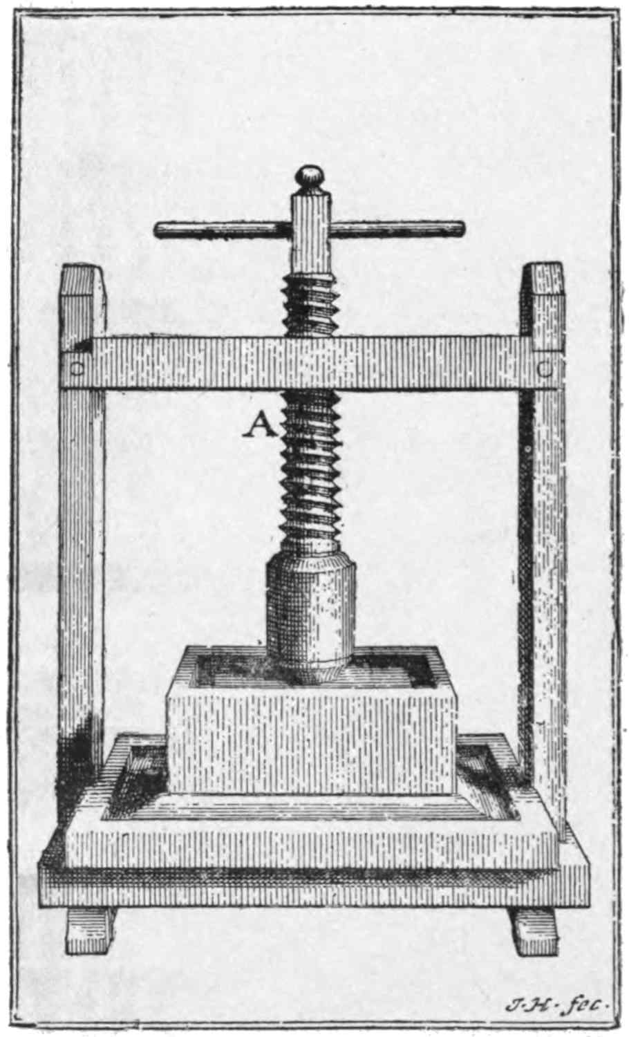 Hand press for the removal of excess oil