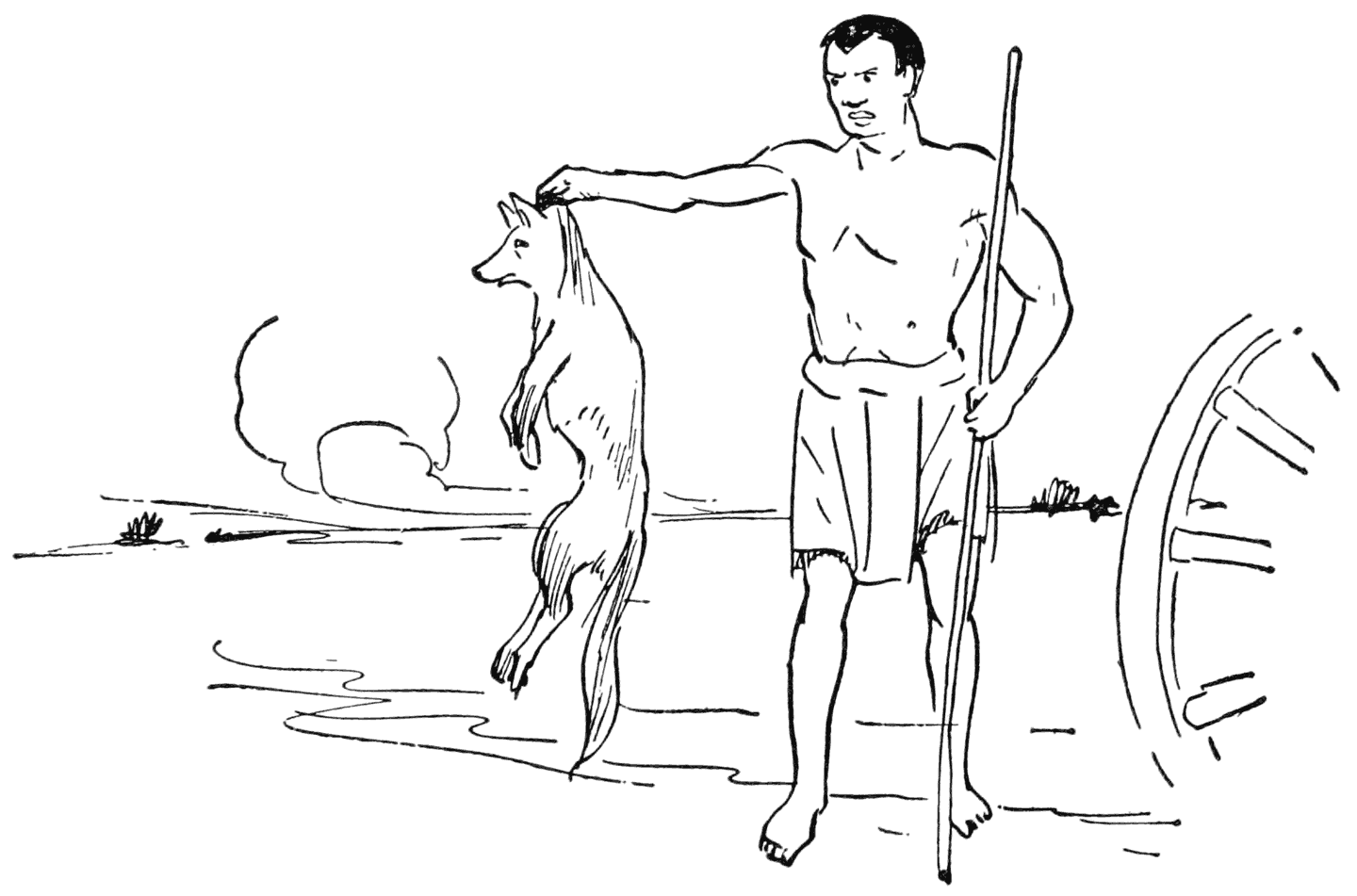 ‘His skin will make a nice cloak’